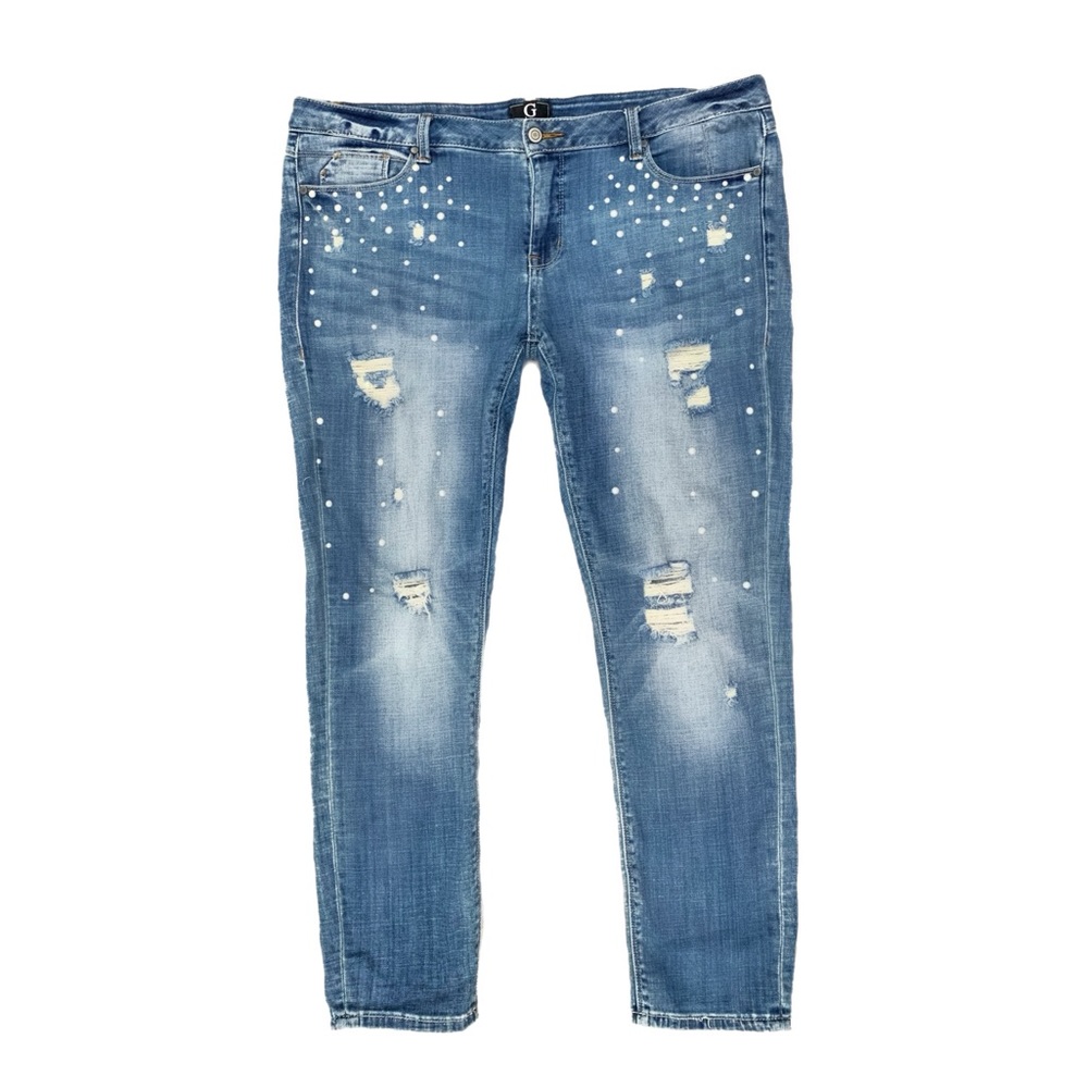 Pearl distressed jeans